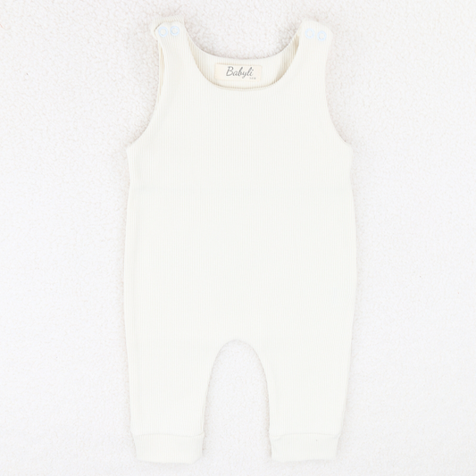 White Baby & Toddler Dungarees
