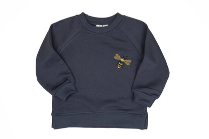 Navy Blue Bee Sweatshirt